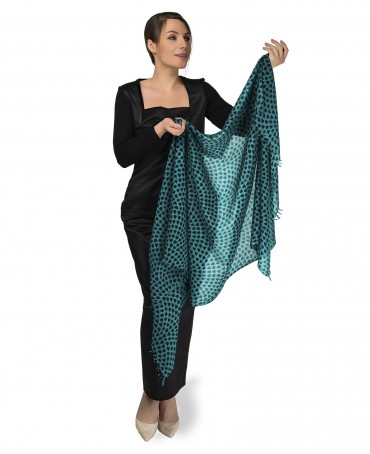 Палантин Женский W40-MOSAIQUE/EMERAUDE